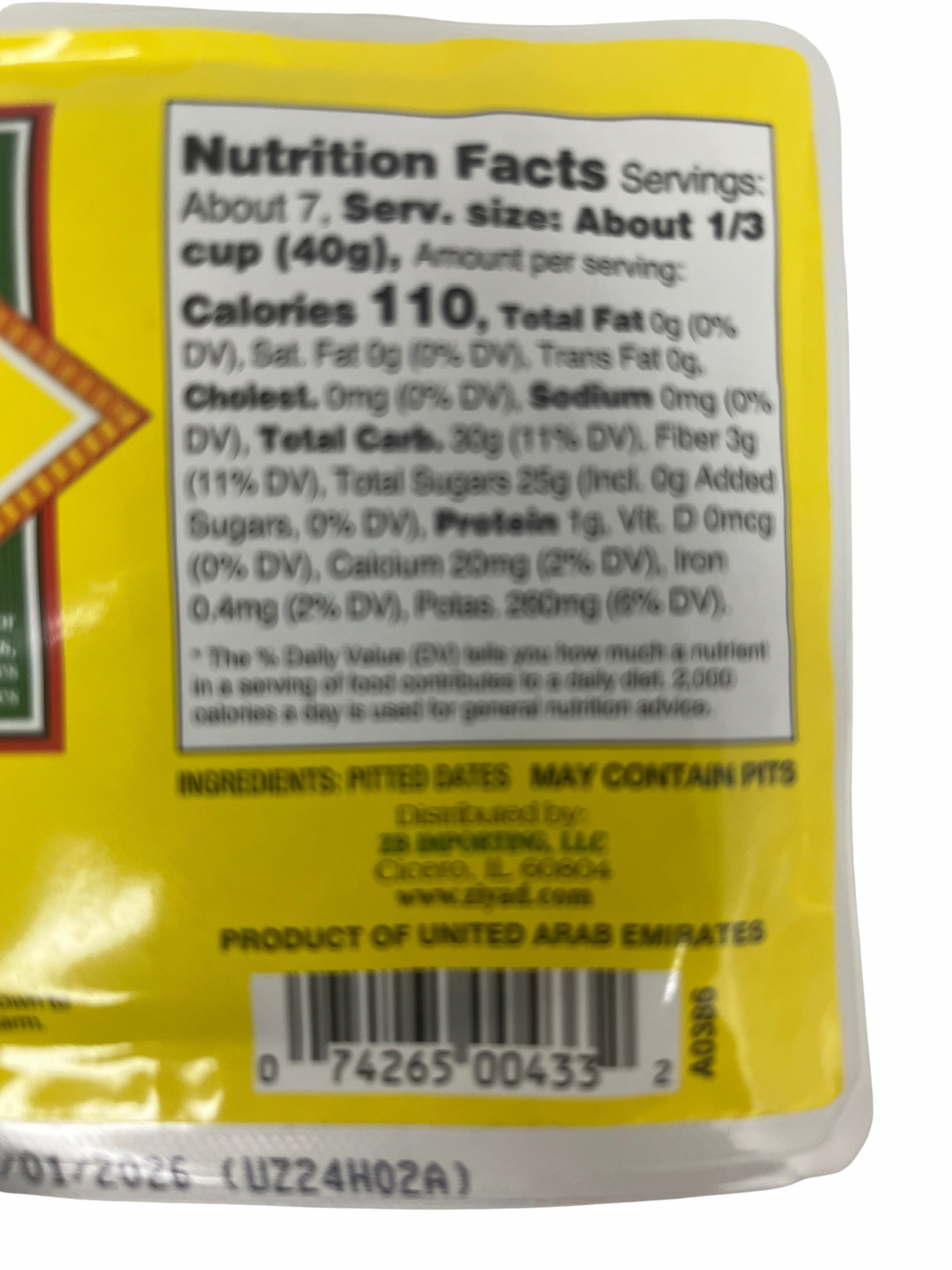 Ziyad Baking Dates 13oz