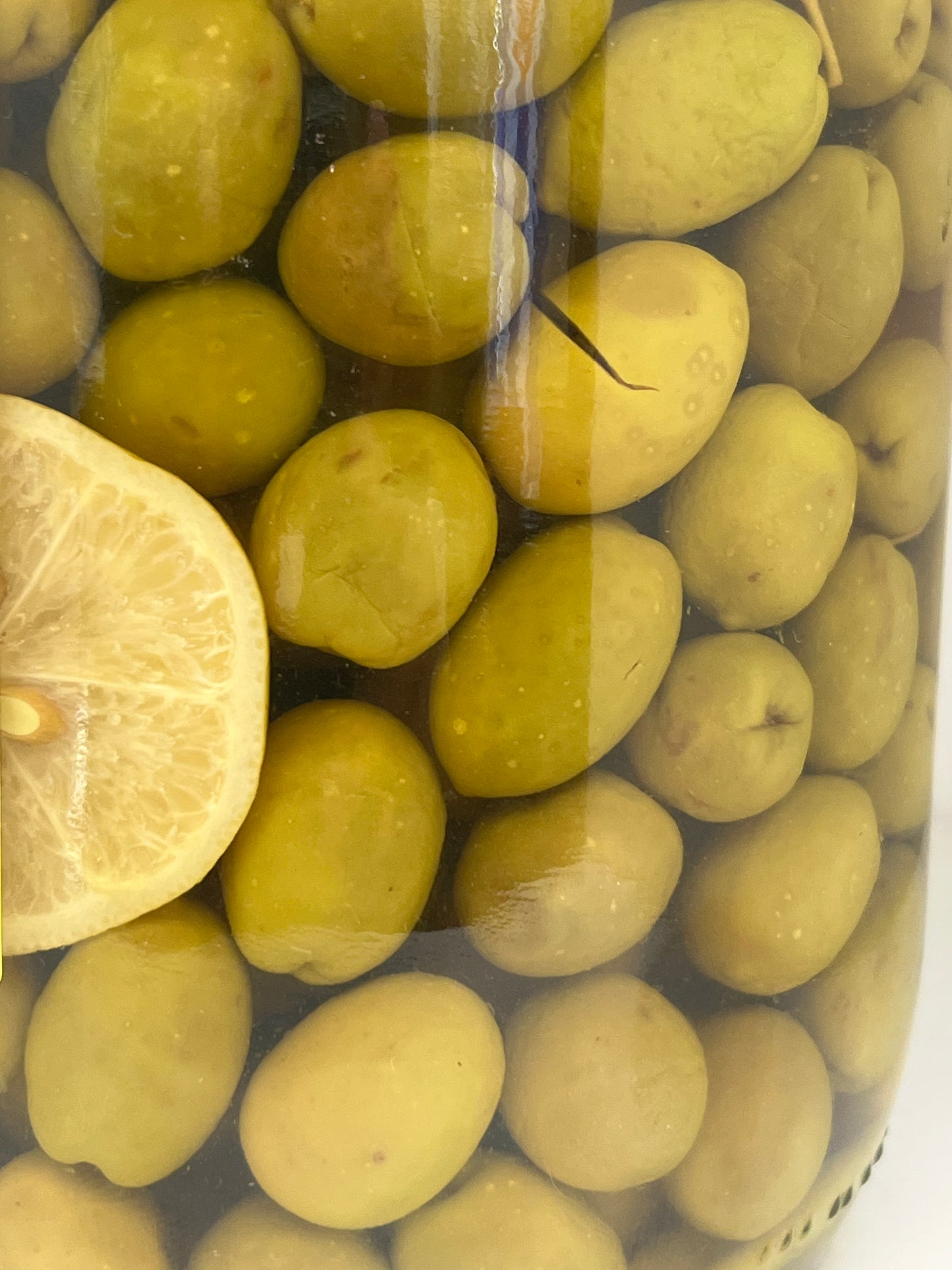 Balady Green Cracked Olives 3Lbs