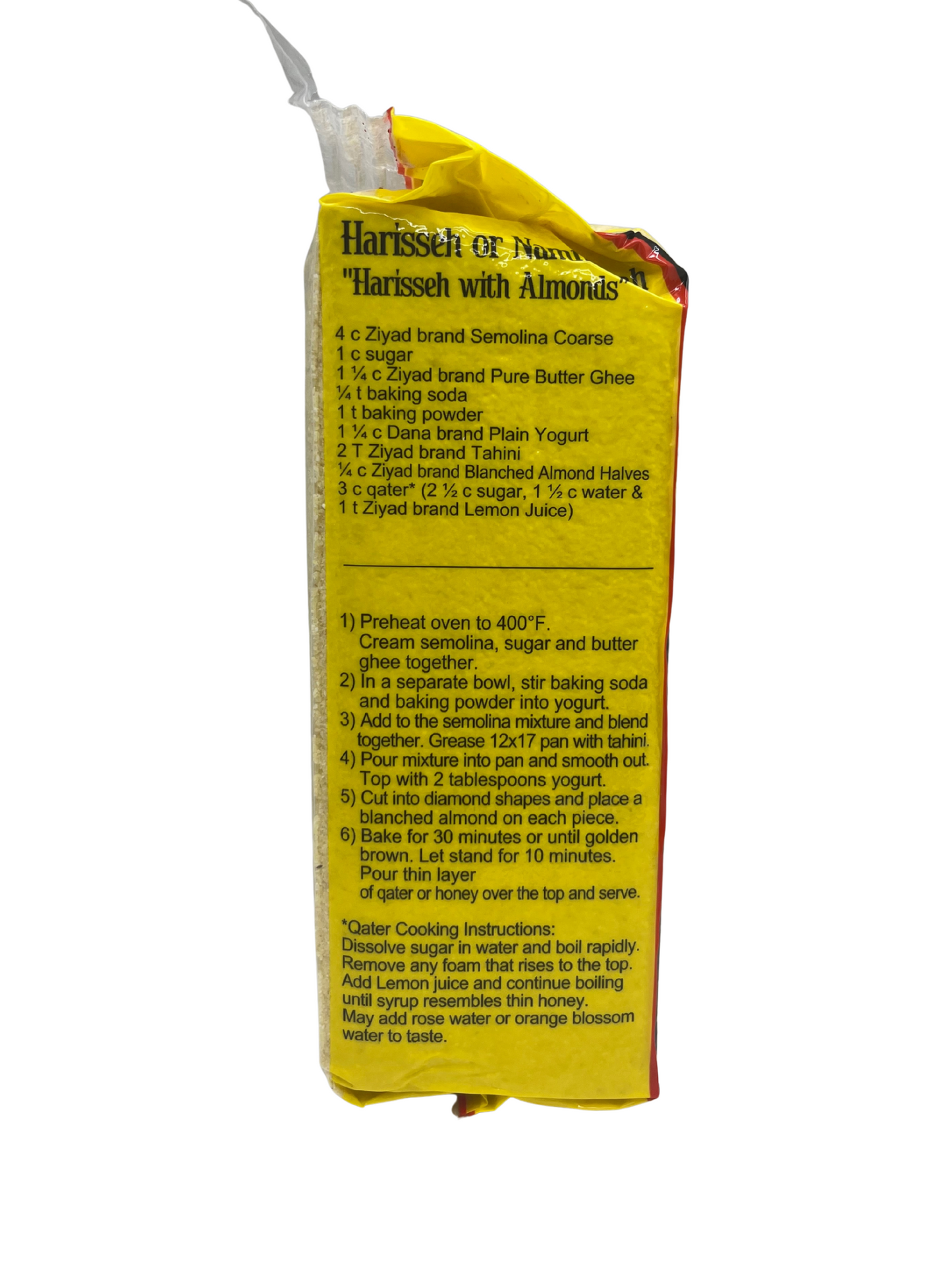 Ziyad Semolina Course 35oz 1kg