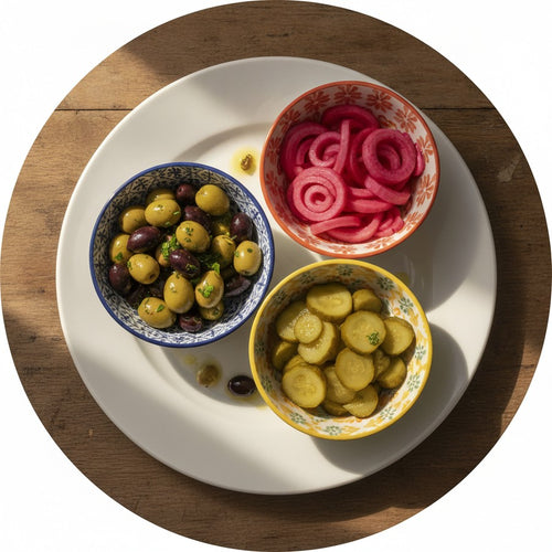 Pickles, Olives & Grape Leaves