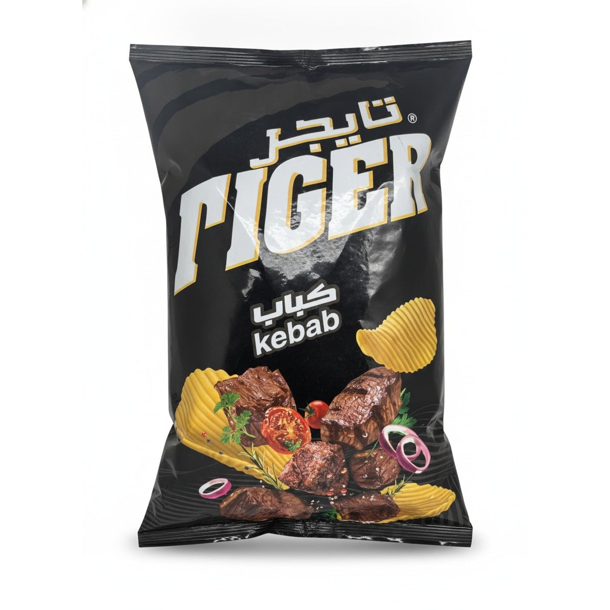 Tiger Kebab Flavored Chips — front view