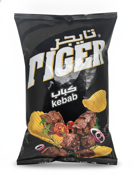 Tiger Kebab Flavored Chips — front view