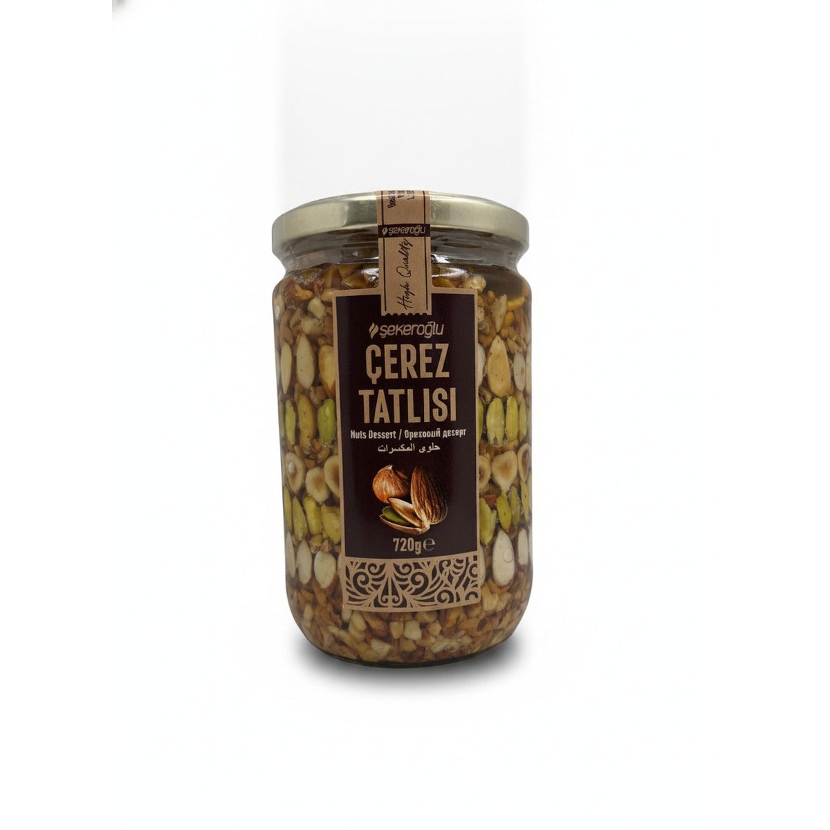 Cerez Tatlisi Nuts Dessert — front view