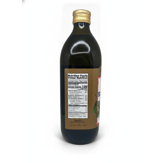 Authentic Olive Oil 16 oz First Cold Press Middle Eastern Gold — back view