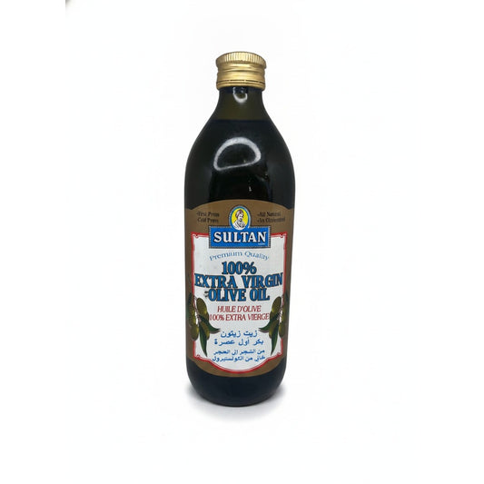 Authentic Olive Oil 16 oz First Cold Press Middle Eastern Gold — front view