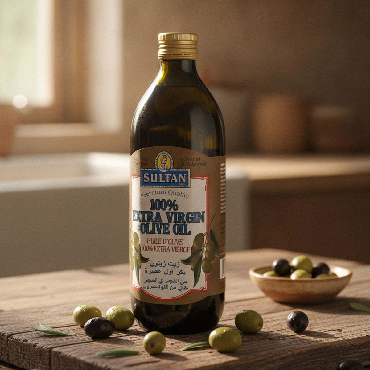 Authentic Olive Oil 1L First Cold Press Middle Eastern Gold — lifestyle 1