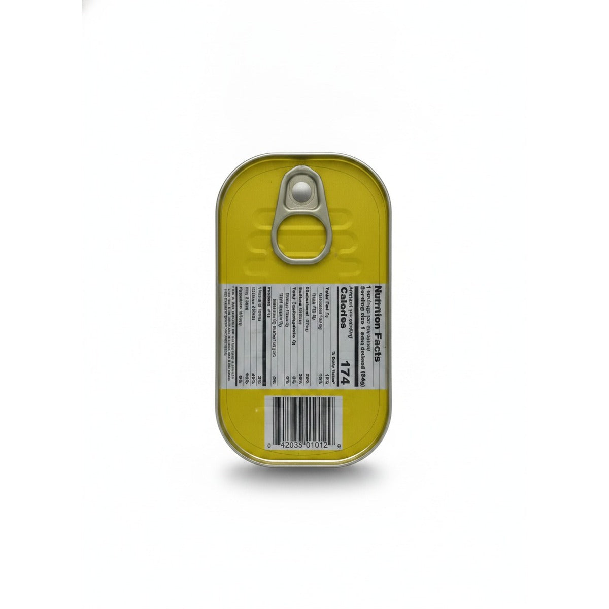 Al Shark Moraccan Sardines 4.23 oz — back view