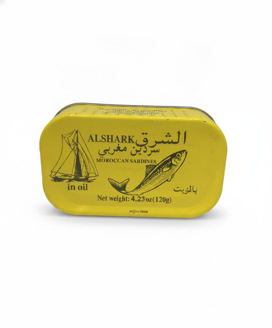 Al Shark Moraccan Sardines 4.23 oz — front view