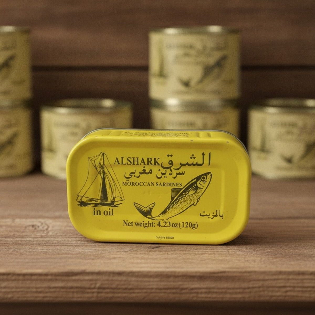 Al Shark Moraccan Sardines 4.23 oz — lifestyle 1