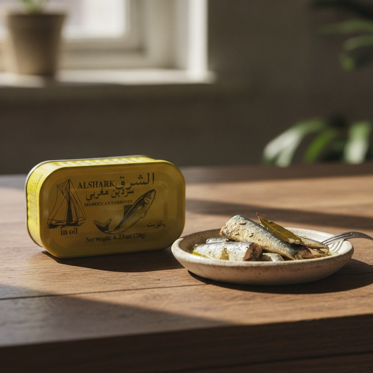 Al Shark Moraccan Sardines 4.23 oz — lifestyle 2