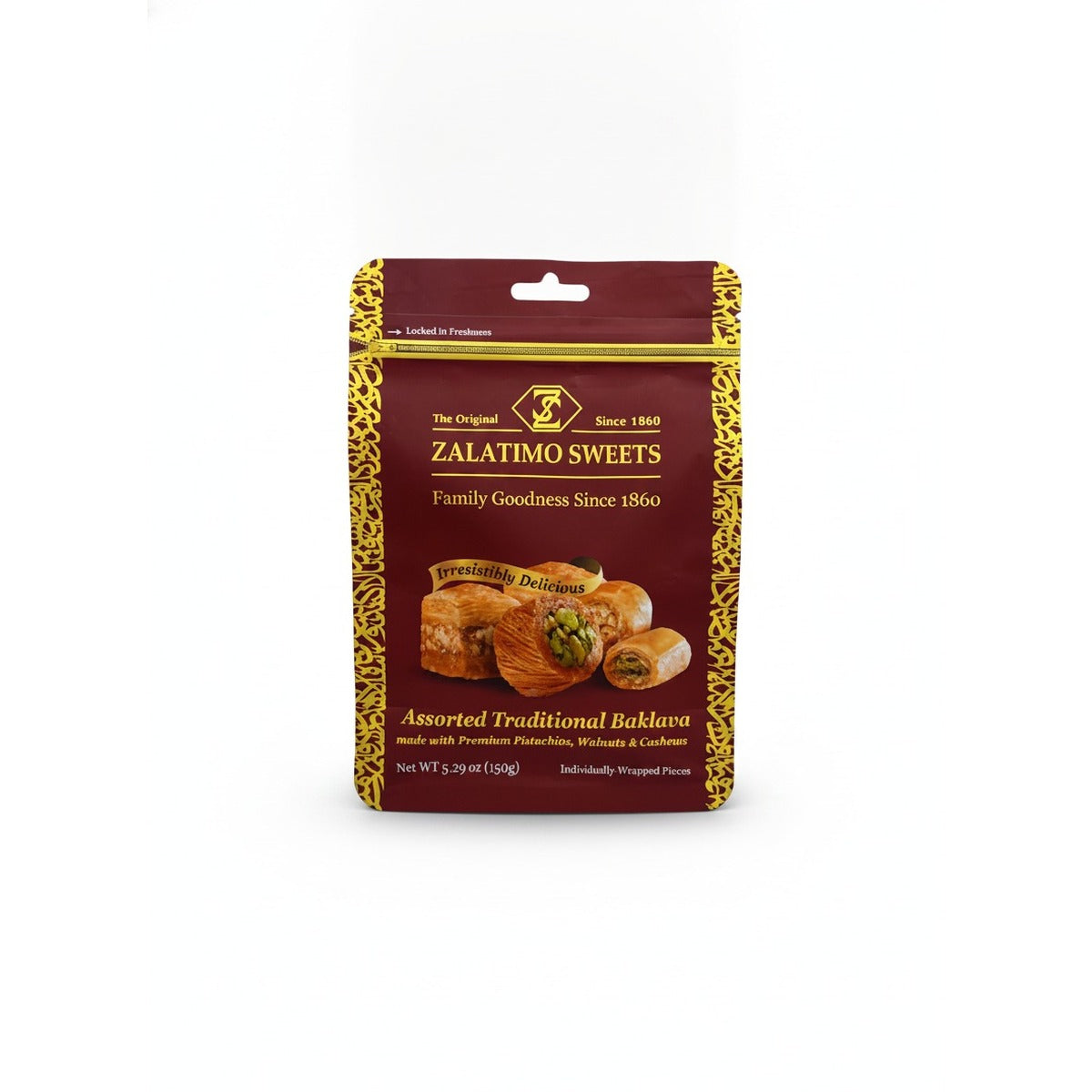 Zalatimo Baklava Pouch — front view