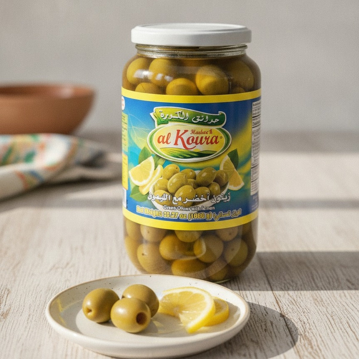 Al Koura Green Olives with Lemon - 1000g — lifestyle 3