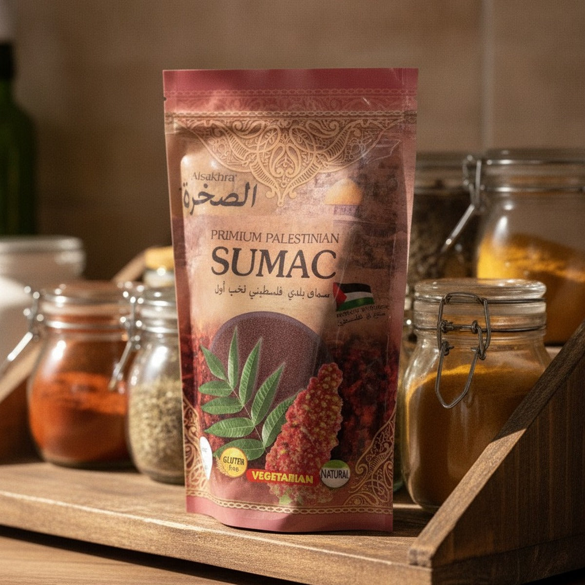 Alsakhra Premium Palestinian Sumac - 340g — lifestyle 1