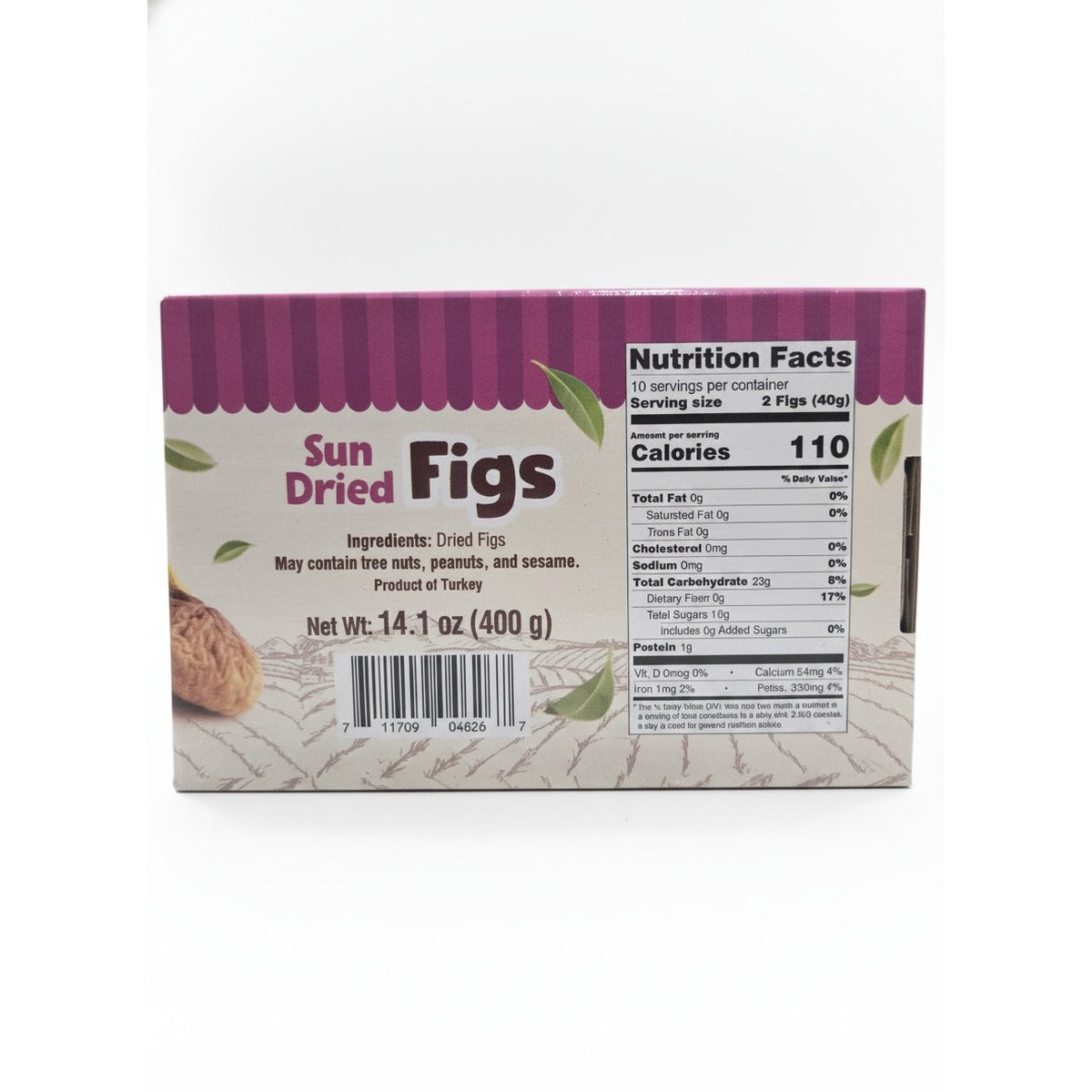 Anatolia Sun Dried Figs - 400g — back view