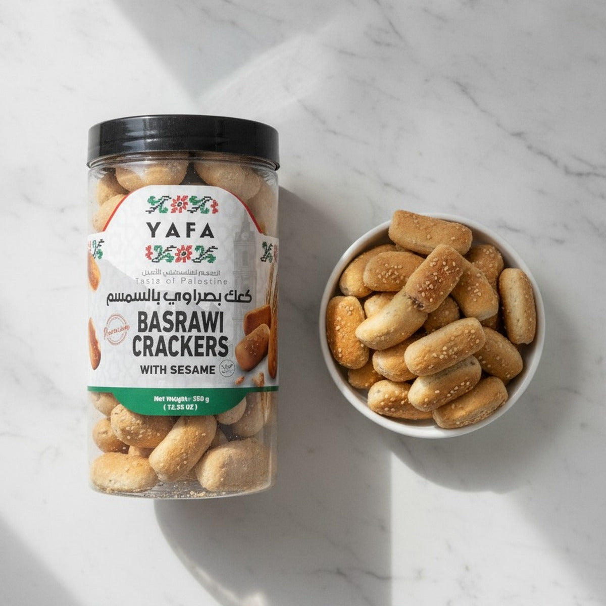 YAFA Basrawi Crackers (Sesame) - 350g — lifestyle 3