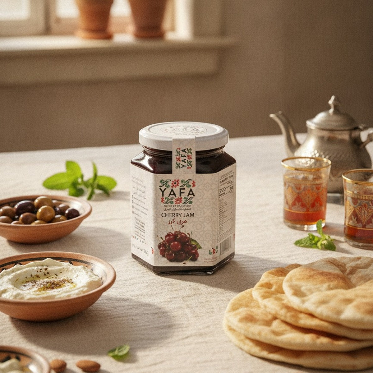 YAFA Cherry Jam - 390g — lifestyle 2