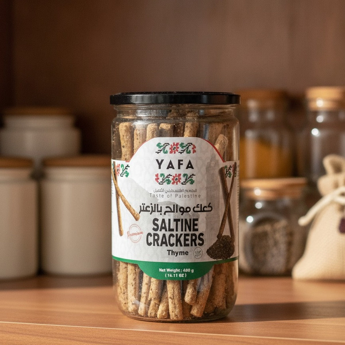 YAFA Saltine Crackers (Thyme) - 400g — lifestyle 1