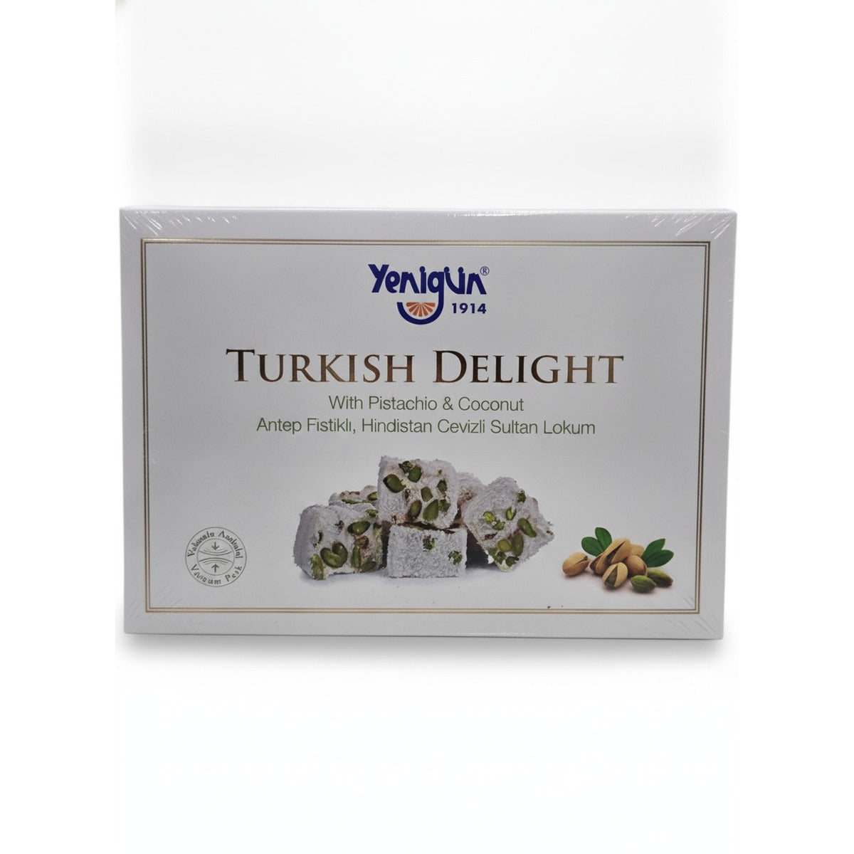 Yenigun Turkish Delight (Pistachio) - 250g — front view