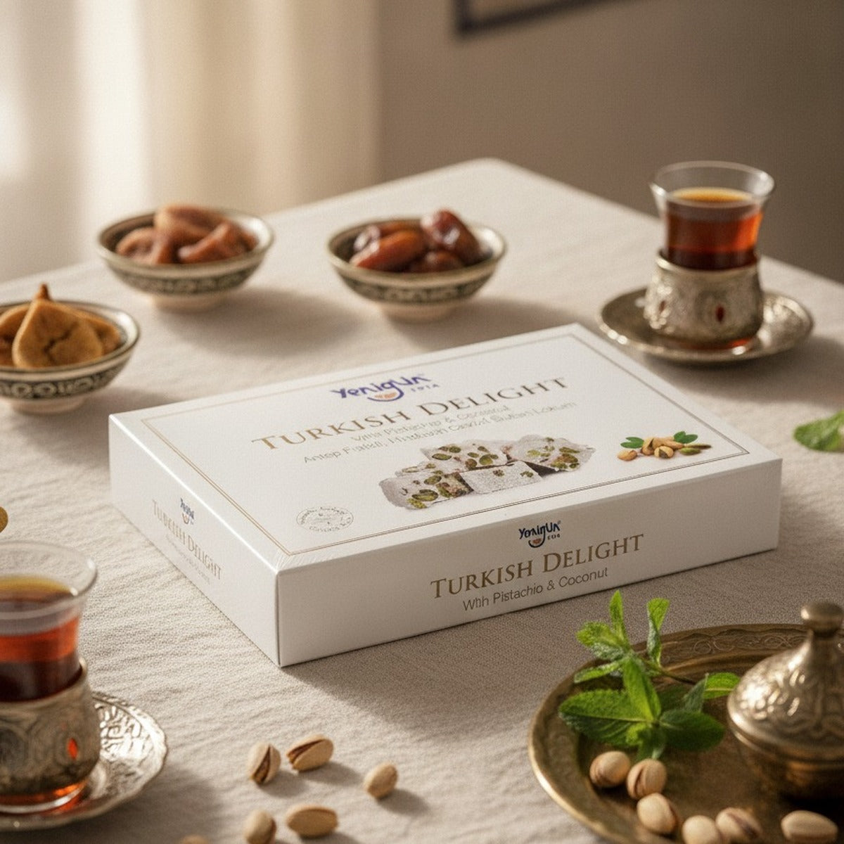 Yenigun Turkish Delight (Pistachio) - 250g — lifestyle 2