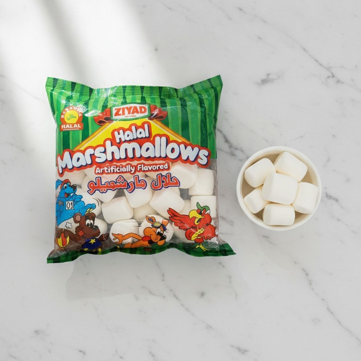 Halal Marshmallows Large – Ziyad Soft & Fluffy Halal Certified Marshmallows — lifestyle 3