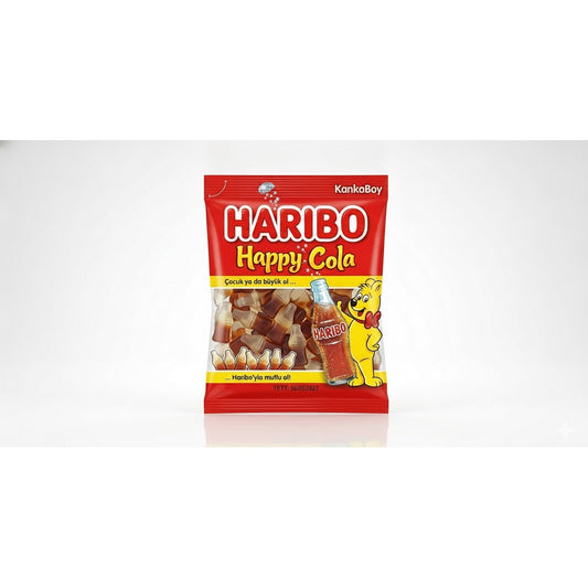 Haribo Happy Cola Gummies – KankaBoy (80g) — front view