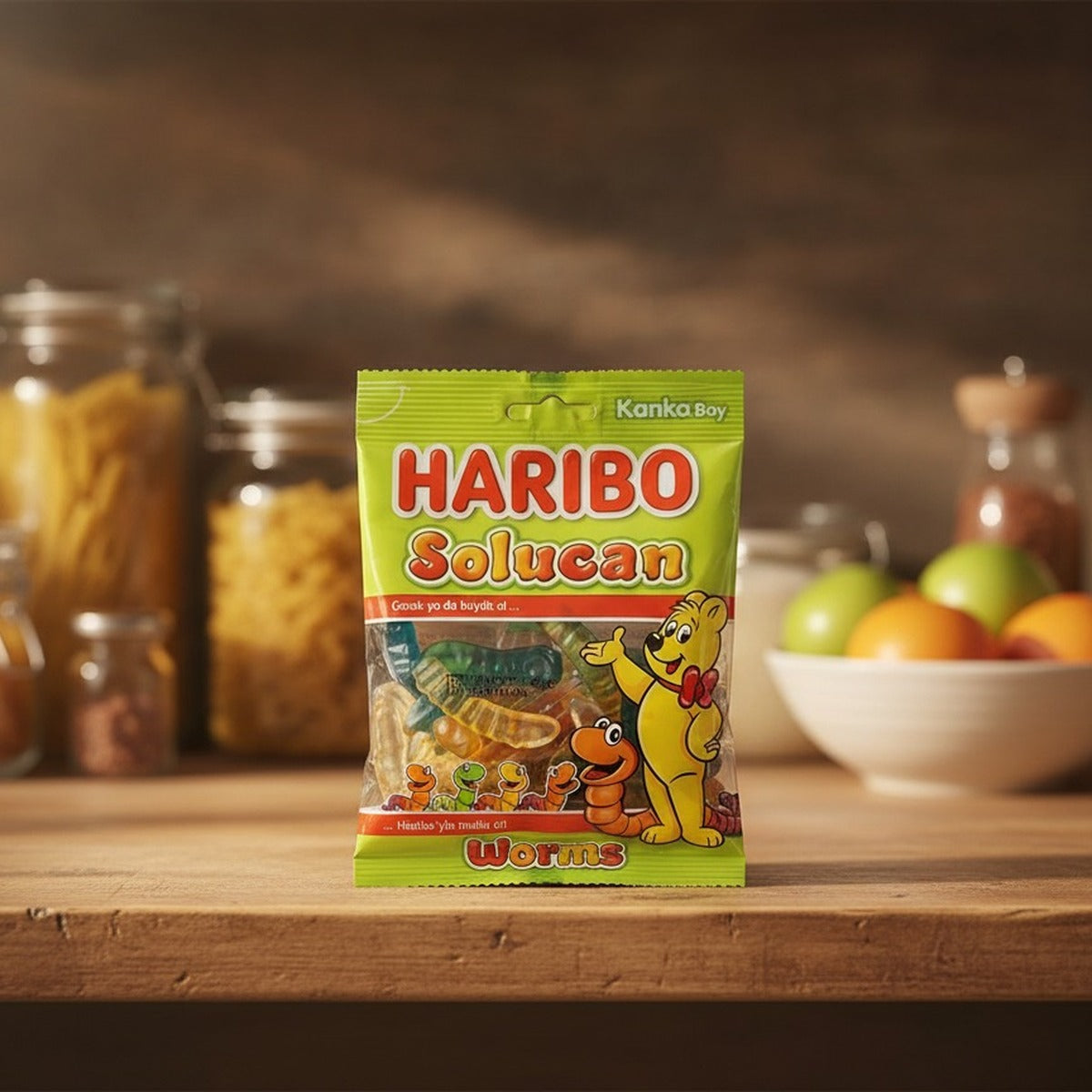 Haribo Solucan Gummy Worms – KankaBoy (80g) — lifestyle 1