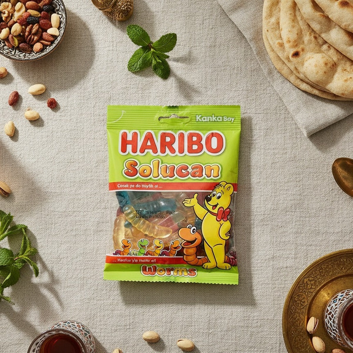 Haribo Solucan Gummy Worms – KankaBoy (80g) — lifestyle 2