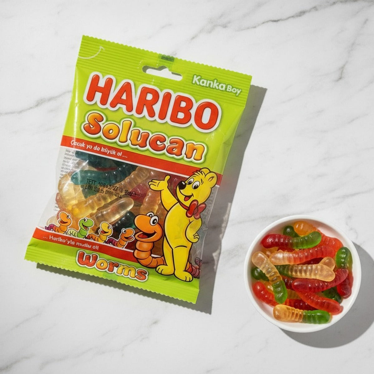 Haribo Solucan Gummy Worms – KankaBoy (80g) — lifestyle 3