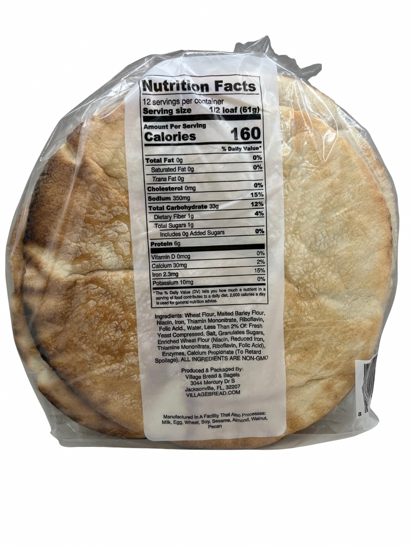 Village Bread Authentic Pita