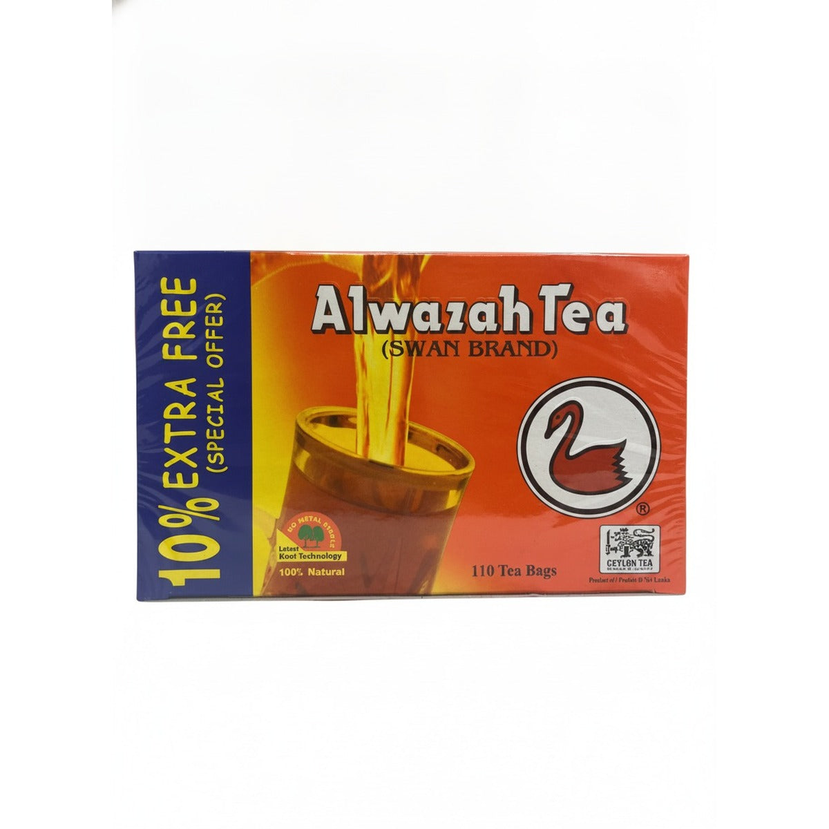 Alwazah Premium Tea 110ct — front view