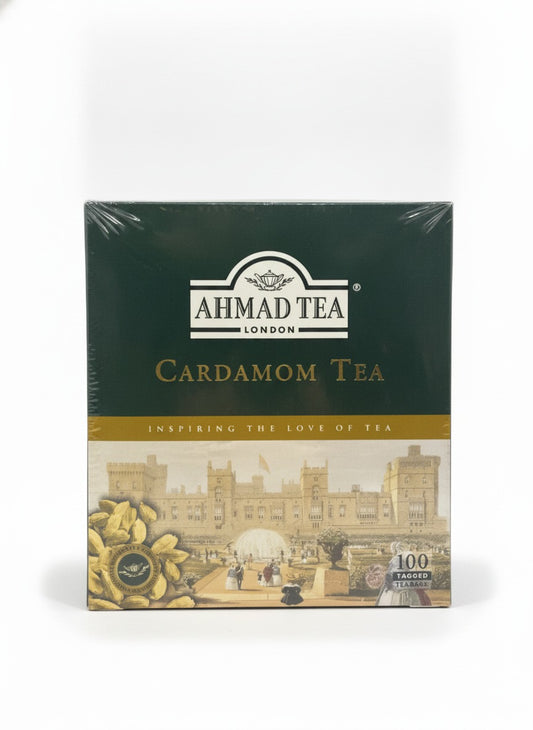 Ahmad High Quality Cardamom Tea 100ct — front view