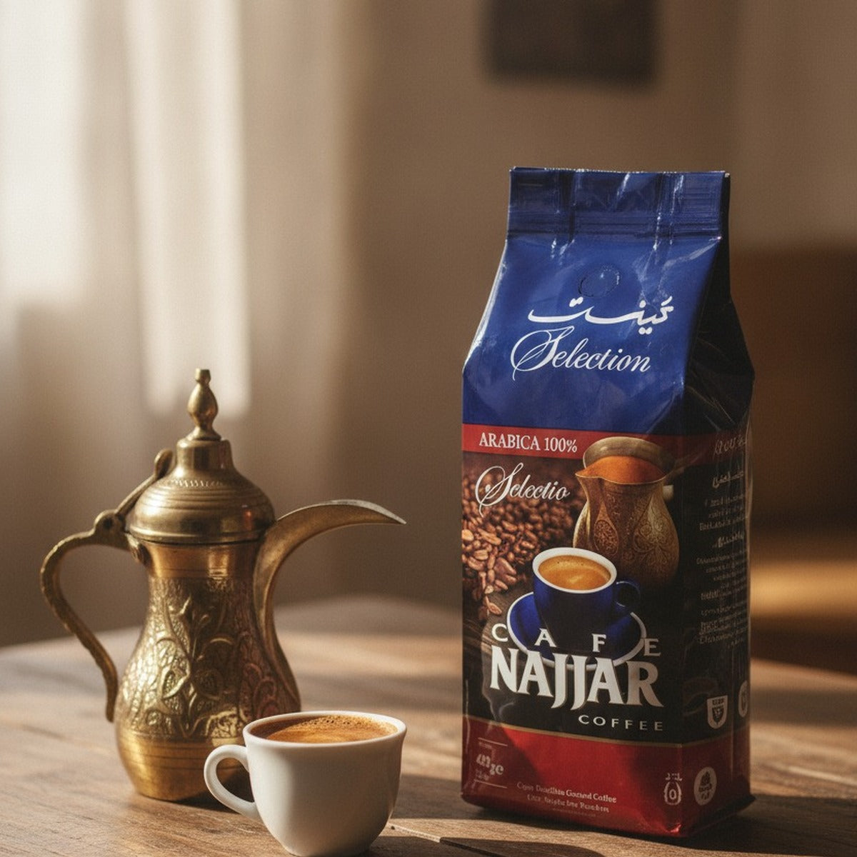 Najjar Premium Arabic Coffee 15.87oz — lifestyle 2