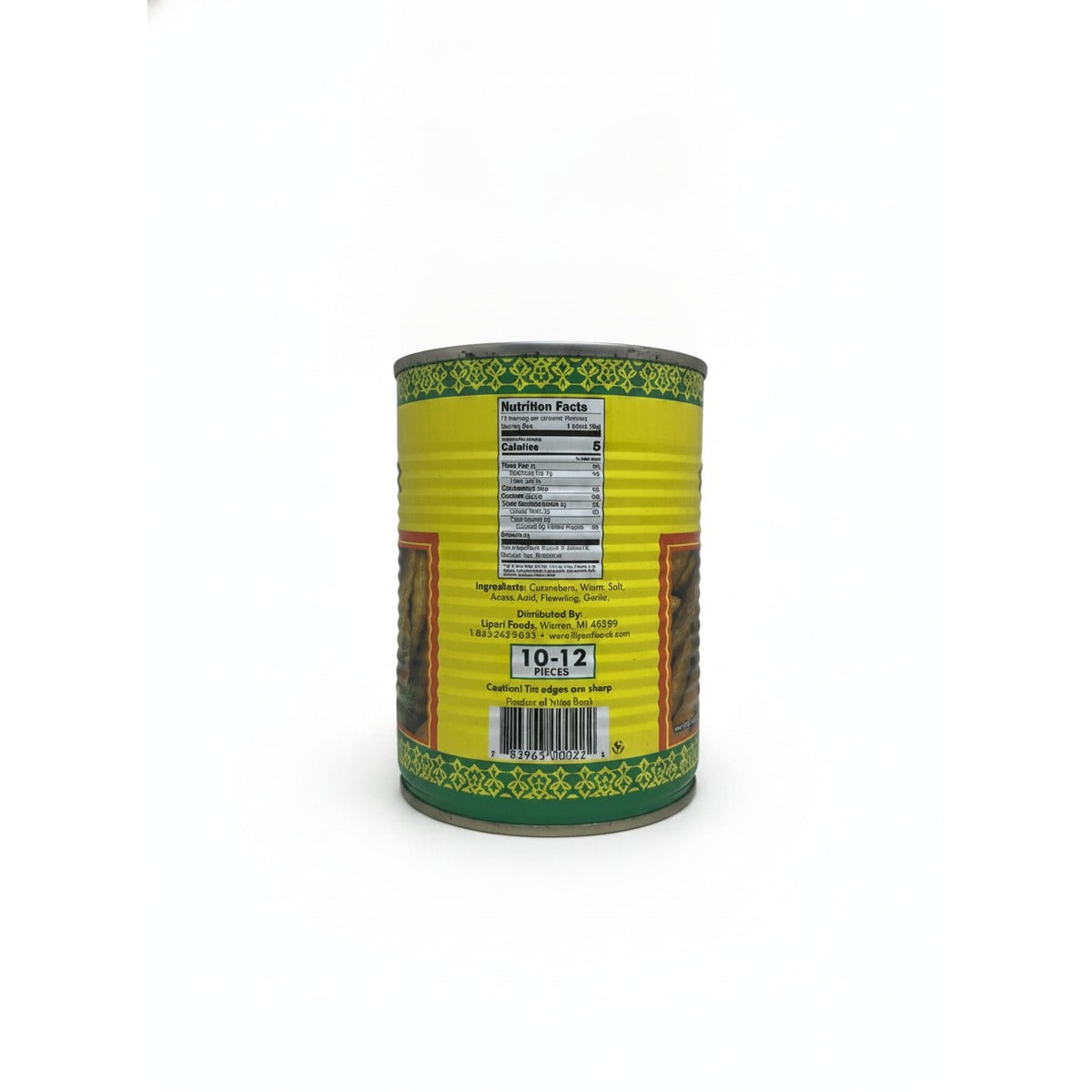 Tut's Cucumber Pickles 19oz — back view