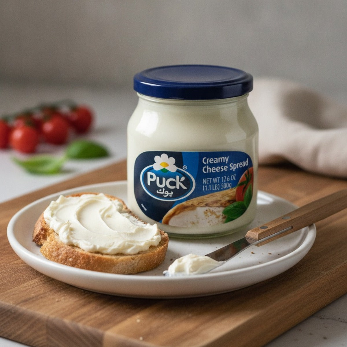 Puck Creamy Cheese Spread 17.6oz — lifestyle 2