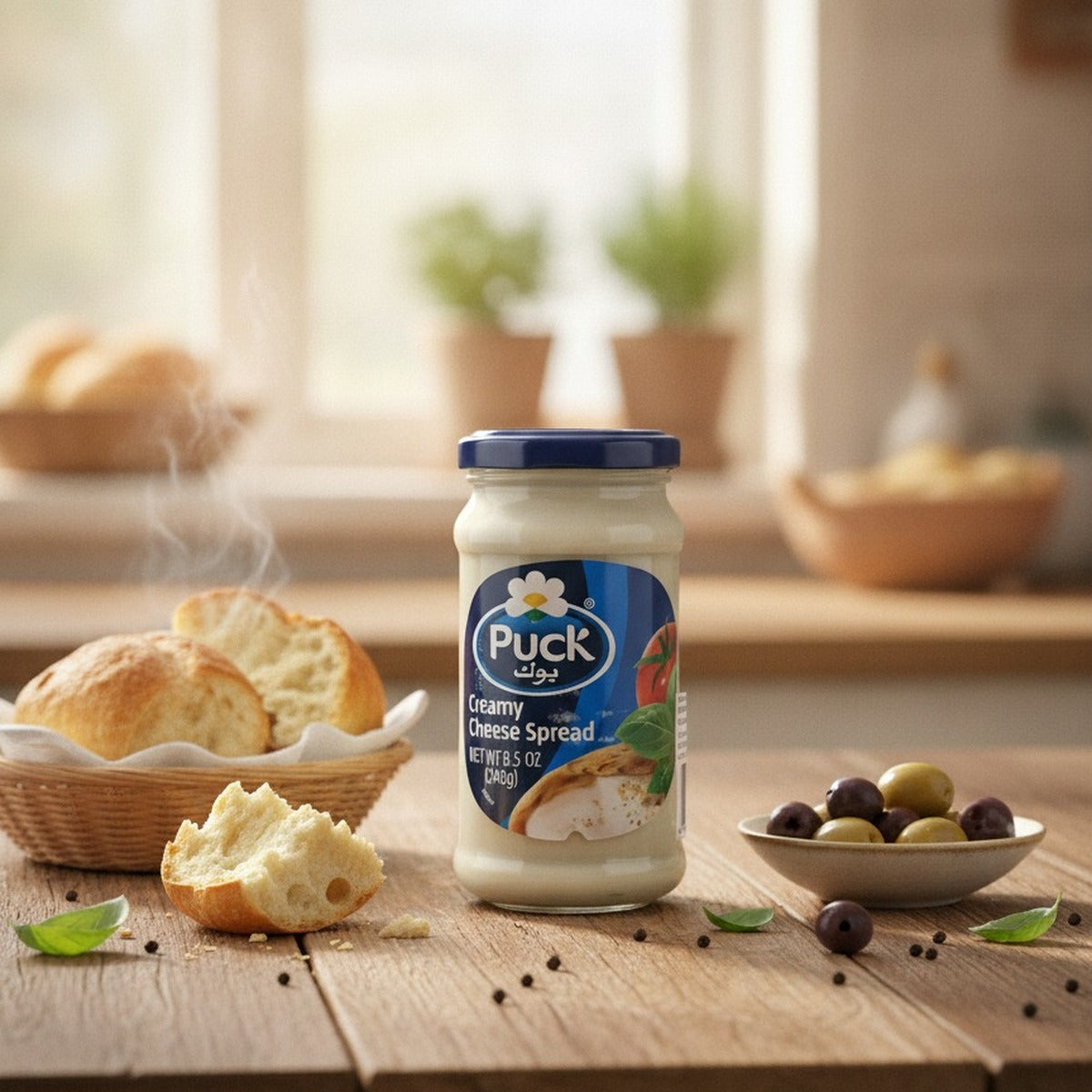 Puck Creamy Cheese Spread 8.5oz — lifestyle 1
