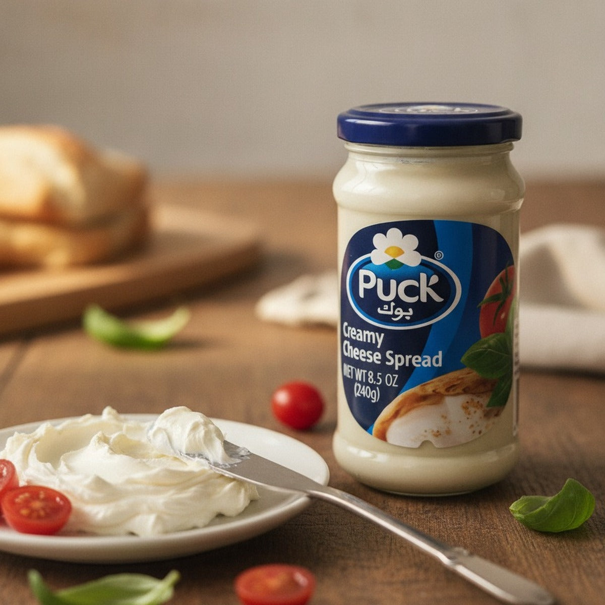 Puck Creamy Cheese Spread 8.5oz — lifestyle 2
