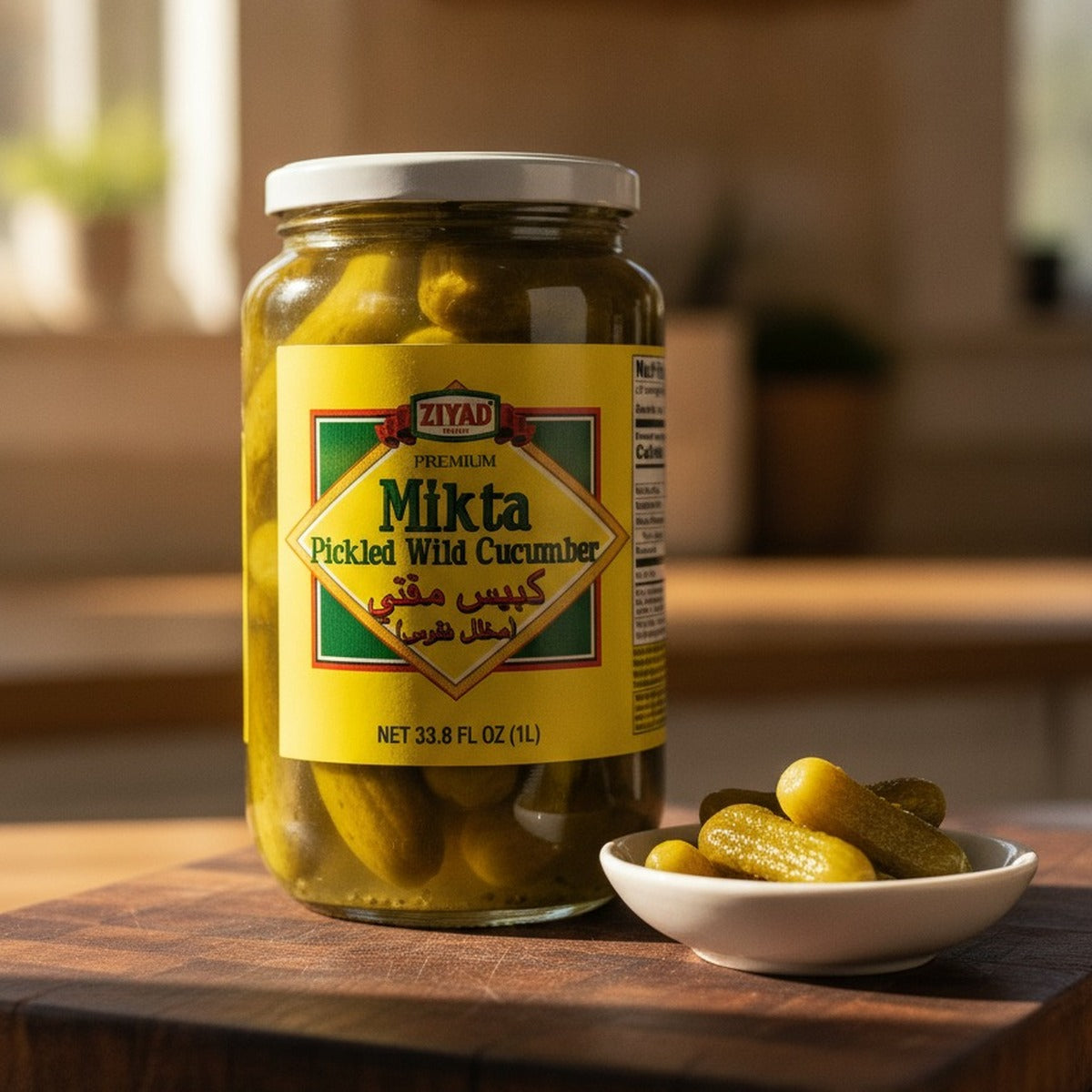 Ziyad Mitka Pickled Wild Cucumbers 33.8oz — lifestyle 1