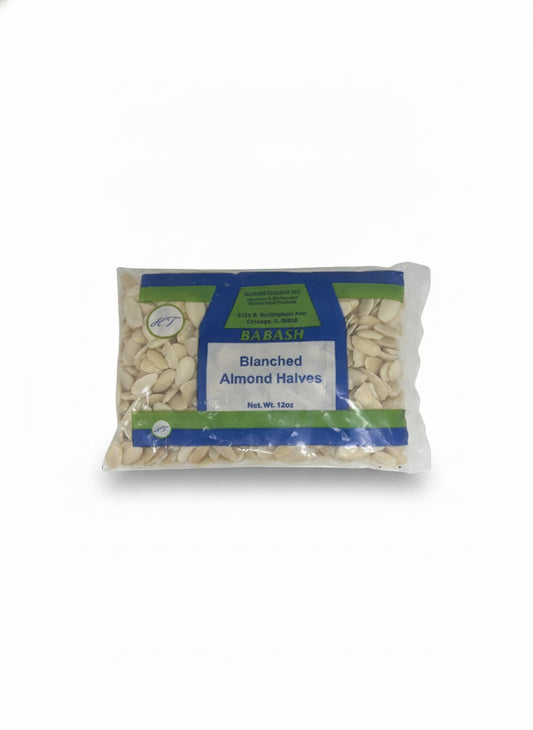 Babash Sliced Almonds Split  12oz (update pic) — front view