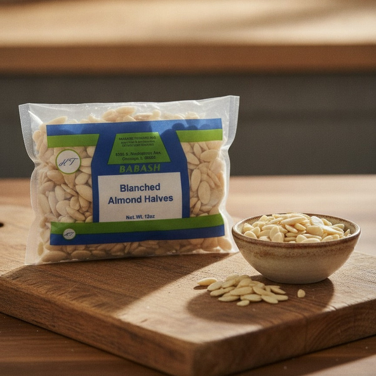 Babash Sliced Almonds Split  12oz (update pic) — lifestyle 1