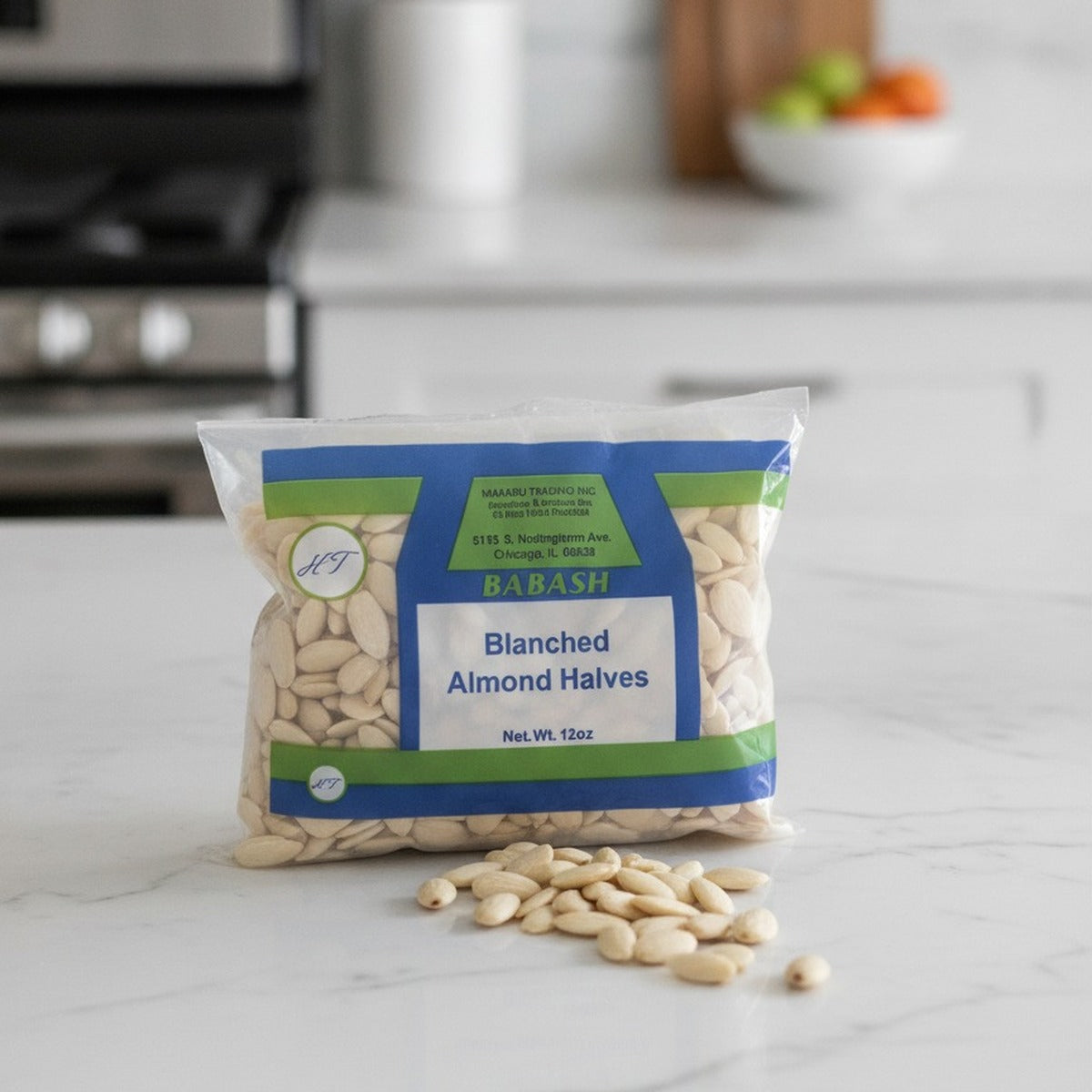 Babash Sliced Almonds Split  12oz (update pic) — lifestyle 3