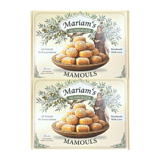 Mariam's Homemade Mamouls 24ct — 2 boxes of 12 pieces