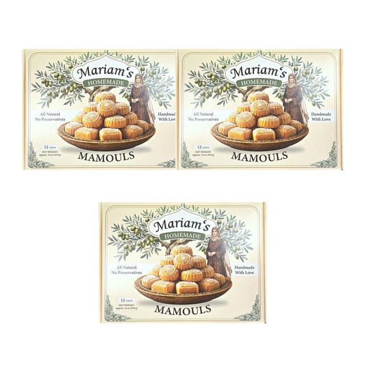 Mariam's Homemade Mamouls 36ct — 3 boxes of 12 pieces