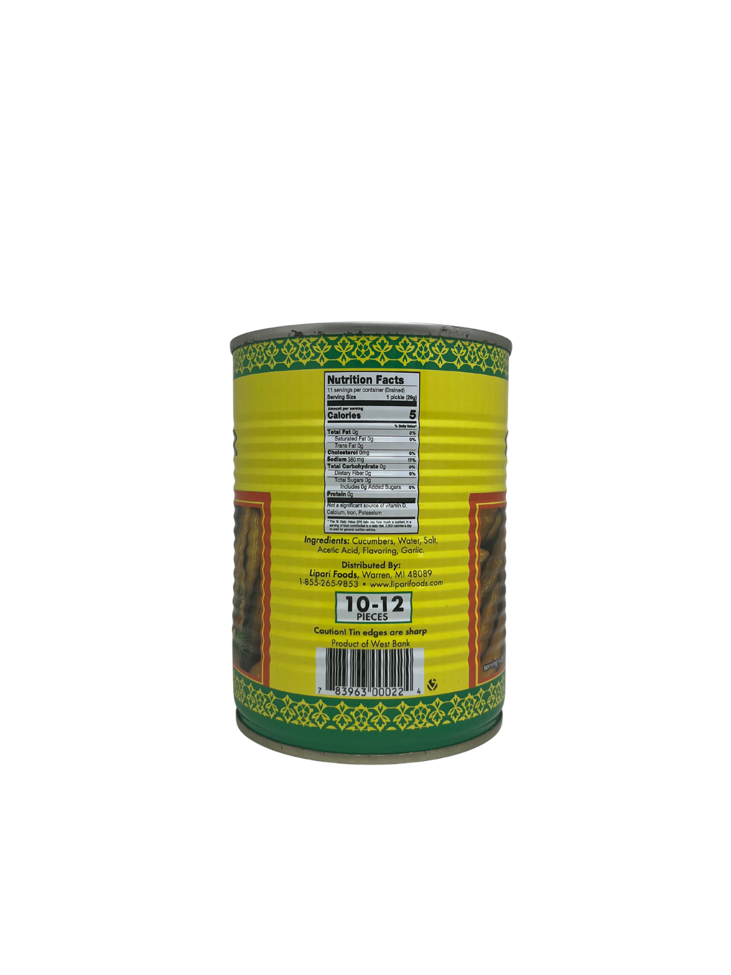 Tut's Cucumber Pickles 19oz