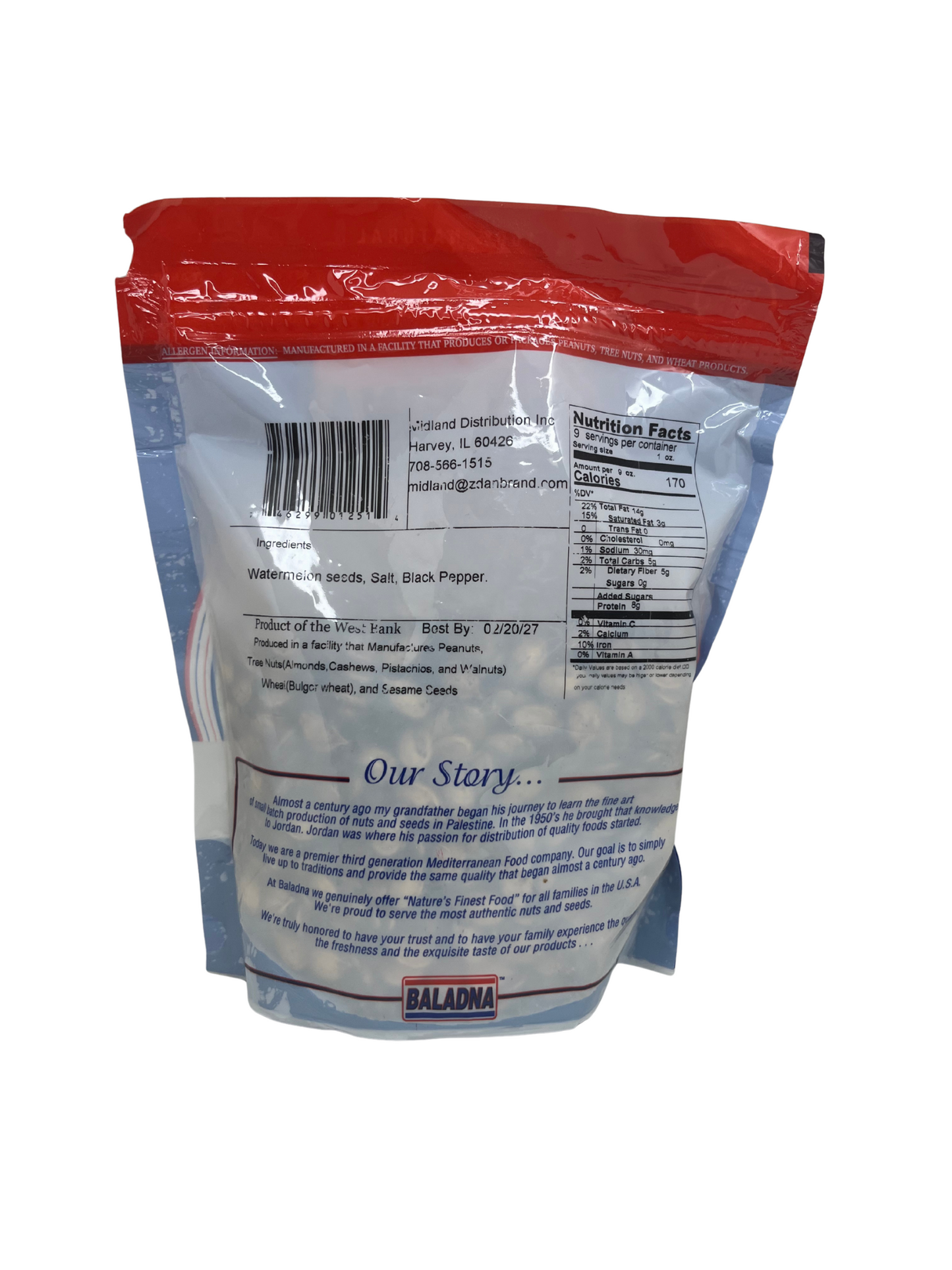 Balalka Watermelon Seeds 9oz