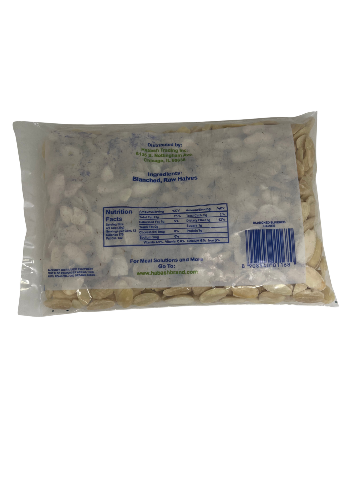 Babash Sliced Almond Halves 12oz