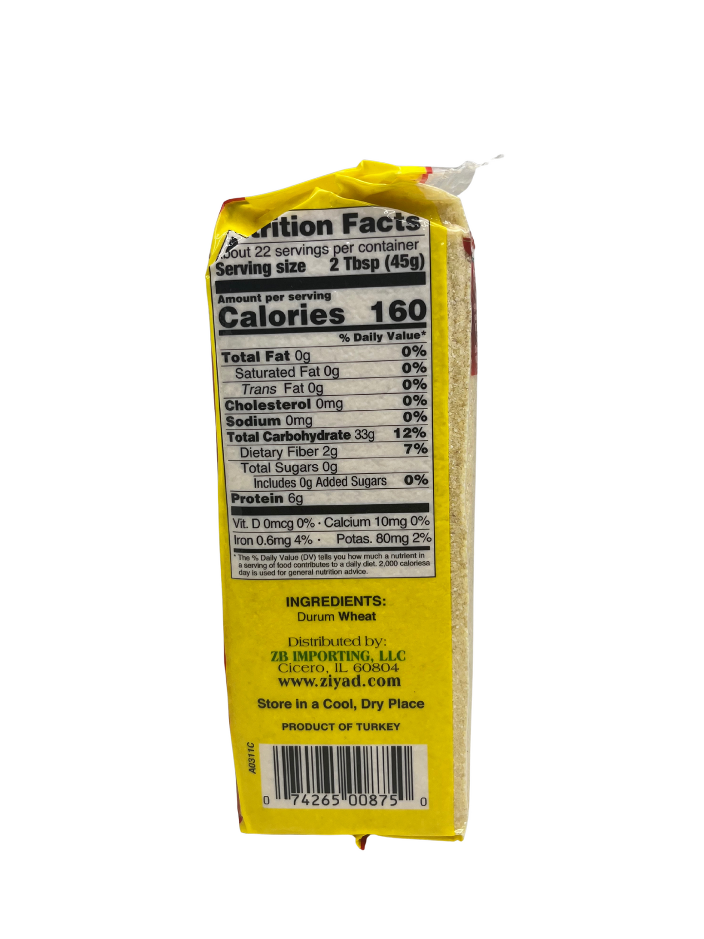 Ziyad Semolina Course 35oz 1kg